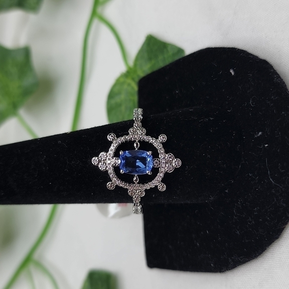 ART DECO SAPPHIRE RING - Picture 7 of 8